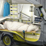 'La Apecar si trasforma in camper per viaggiatori single'