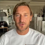 Totti, sorpresa durante una lezione online
